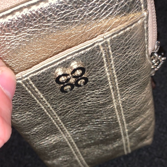 Coach Silver/Gold Wristlet Wallet - Picture 8 of 9